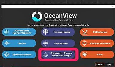 OceanView 위저드 메뉴